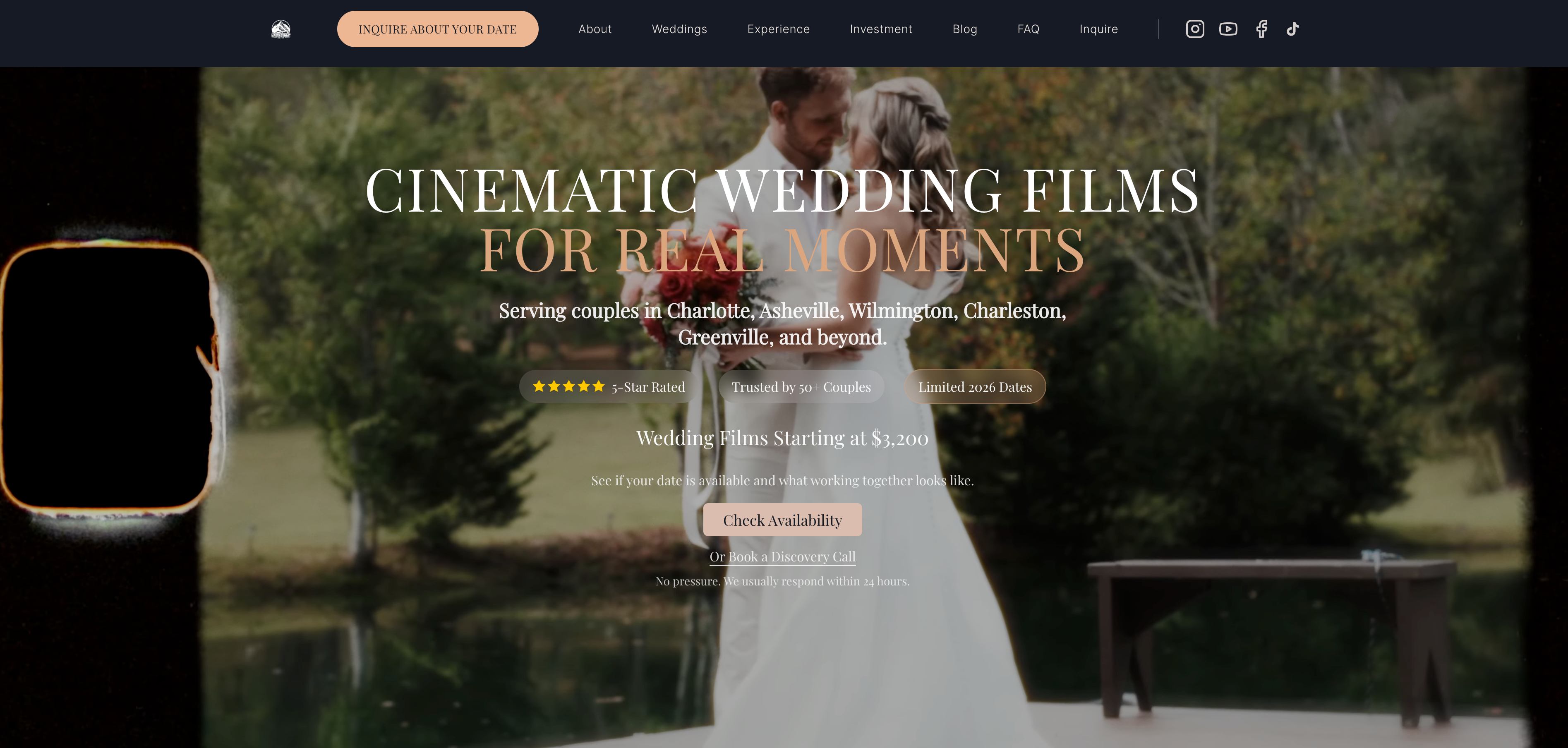 Screenshot of Martin Summit Media website